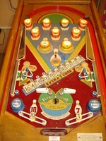 Image # 40012: Bowling Champ Illuminated Playfield 
(Serial number 004311BC.)