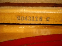 Image # 40013: Bowling Champ Serial Number 
(Serial number 004311BC.)