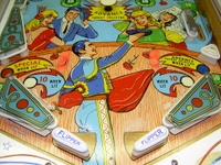 Image # 35242: Bullfight Lower Playfield 
(Serial number BF-1661.)
