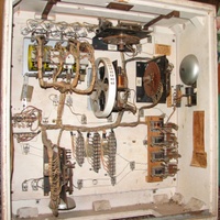 Image # 69993: Bullfight Inside Backbox 
(Serial number BF-1507.)