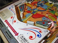 Image # 71994: Bullfight Lower Playfield 
(Serial number BF-1698.)