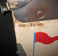 Image # 71999: Bullfight Cabinet - Serial Number 
(Serial number BF-1698.)