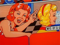 Image # 13458: Bowling Queen Backglass Detail