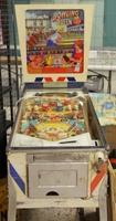 Image # 71673: Bowling Queen Cabinet - Front View 
(The billiard balls shown in the backglass animation unit are the wrong balls for this game.)