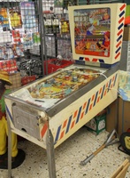 Image # 71674: Bowling Queen Cabinet - Full View 
(The billiard balls shown in the backglass animation unit are the wrong balls for this game.)