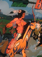 Image # 39384: Big Hunt Illuminated Backglass - Detail
