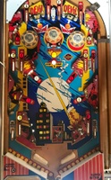 Image # 71311: Devil Playfield 
(External illumination was placed below the playfield.)