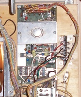 Image # 40461: Navajo Electronic Credit Unit - Detail 
(The 8-position jack on the right inexplicably has no wires soldered to its underside.)