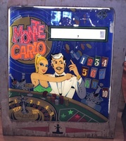 Image # 71335: Monte Carlo Illuminated Backglass 
(External illumination was placed behind the backglass.)