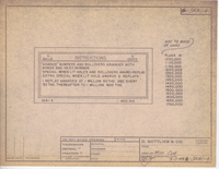 Image # 79023: Miss Cue T Instruction and Score Card - Drawing SK81-4