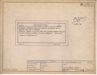 Image # 79030: Miss Cue T Instruction and Score Card - Drawing SK81-11