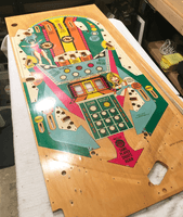 Image # 81530: Lucky Seven Stripped Playfield - Front