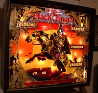 Image # 9198: Black Knight Limited Edition Backglass