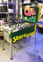 Image # 77829: Cue Cabinet - Full View 
(There is no serial number behind the cupholder shown here, nor anywhere else on/in this game.)
