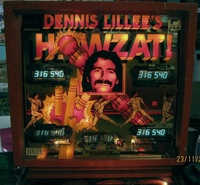 Image # 63465: Dennis Lillee's Howzat! Illuminated Backglass