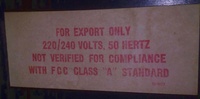 Image # 55852: Scared Stiff Export Sticker 
(Serial number 52048101521.)