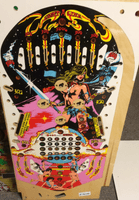 Image # 75746: Miss World NOS Playfield - Transparent Inserts 
(This playfield was identified to us as New Old Stock.)