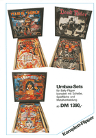 Image # 80106: Lady Death Flyer 
('Umbau-Set' means 'conversion set (kit)'.)