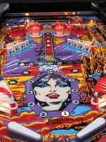 Image # 48315: Lady Death Playfield 
(The owner stated the playfield, plastics, and backglass (not shown in this listing) were obtained directly from Geiger.)