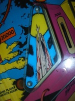 Image # 18646: Fly High Playfield - Detail 
(The designer (artist) name is Mike Martinelli.)