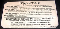 Image # 6328: Twister Instruction Card