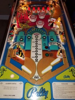 Image # 72242: Aladdin's Castle Illuminated Playfield 
(Backbox serial number is 2317. Lower cabinet serial number is 4650 or 4850.)