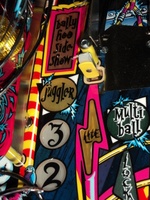 Image # 47637: Cirqus Voltaire Sample Game - Playfield - Detail 
(Serial number 53362100065. Date of Manufacture Aug 12, 1997. )