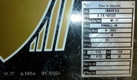 Image # 67488: Corsario Manufacturer Plate 
(Serial number 0595.)