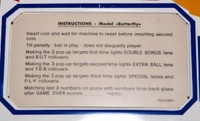 Image # 51997: Butterfly Instruction Card