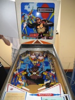 Image # 46098: The Best Jump Cabinet - Front View 
(The outlanes on this game were blocked by the owner to extend playing time.)