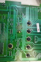 Image # 71805: Fireball Logic Board - Solder Side - Middle 
(From the Series I game with cabinet serial number 4906.)