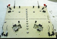 Image # 71809: Fireball Bottom Playfield Board 
(From the Series I game with cabinet serial number 4906.)