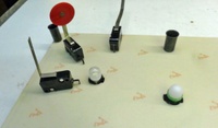Image # 71810: Fireball Bottom Playfield Board - Detail 
(From the Series I game with cabinet serial number 4906.)