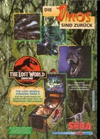 Image # 38501: The Lost World Jurassic Park German Flyer 
(The reverse side is blank.)