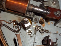 Image # 49895: Cabaret Sample Game - Detail 
(The extra holes near each flipper likely were drilled by an operator to allow longer 3-inch flippers to be installed.)