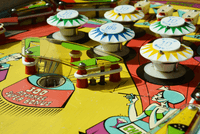Image # 75882: Cabaret Sample Game - Middle Playfield 
(Cabinet serial number 9473.)