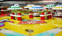 Image # 75885: Cabaret Sample Game - Playfield - Detail 
(Cabinet serial number 9473.)