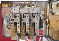 Image # 75928: Cabaret Sample Game - Inside Coin Door 
(Cabinet serial number 9473.)
