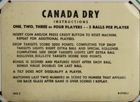 Image # 60438: Canada Dry Instruction Card
