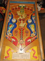 Image # 75397: Canasta Playfield 
(The wireform gate between the flippers is shown here inverted from its normal position.)