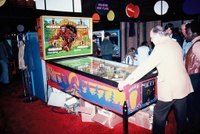 Image # 49288: Bigfoot Cabinet - Full View 
(Photographed at the Chicago AMOA Show in November 1977.)
