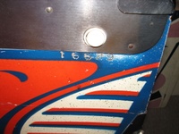 Image # 71929: Capt. Fantastic and The Brown Dirt Cowboy Cabinet - Serial Number 
(Serial number 16629.)