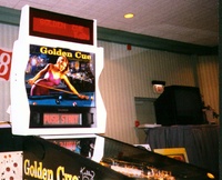 Image # 3097: Golden Cue Backbox