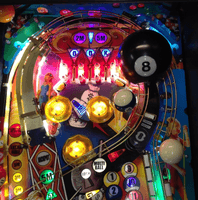 Image # 77684: Golden Cue Illuminated Upper Playfield