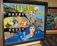 Image # 59662: Ali Baba Backglass 
(Serial number 0367.)