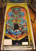 Image # 59663: Ali Baba Playfield 
(The device viewed through the center playfield window was not correctly installed when this picture was taken. Serial number 0367.)