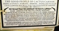 Image # 8546: Cactus Canyon Help Wanted Detail