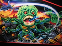 Image # 14735: Revenge From Mars Cabinet Detail
