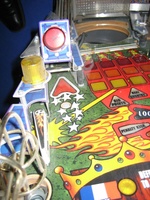 Image # 50428: Striker Xtreme Prototype Game - Playfield Art 
(Prototype serial number 16.)