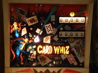 Image # 11777: Card Whiz Illuminated Backglass